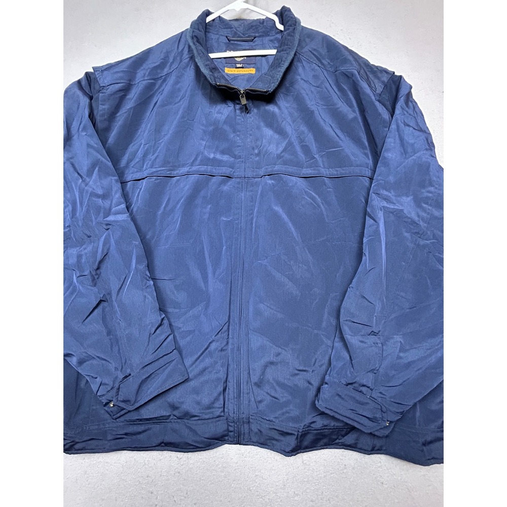 Dockers Stain Defender Jacket Polyester Navy Blue 4XLT Mens